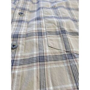 Eddie Bauer relaxed fit Long Sleeve button up Plaid shirt XLT tall